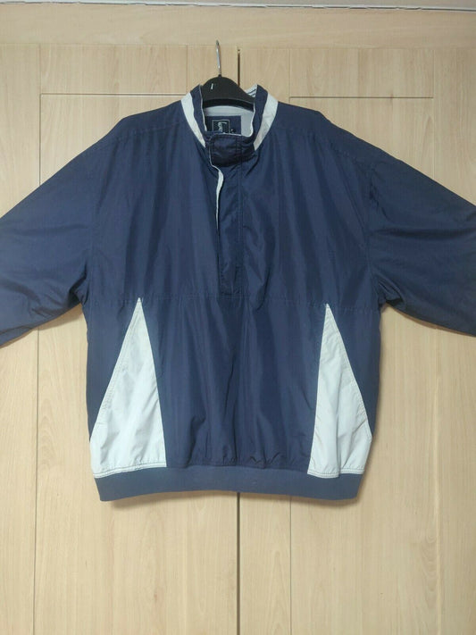 GEAR Navy Golf Windbreaker Outdoor Half-Zip Jacket Men Size XL