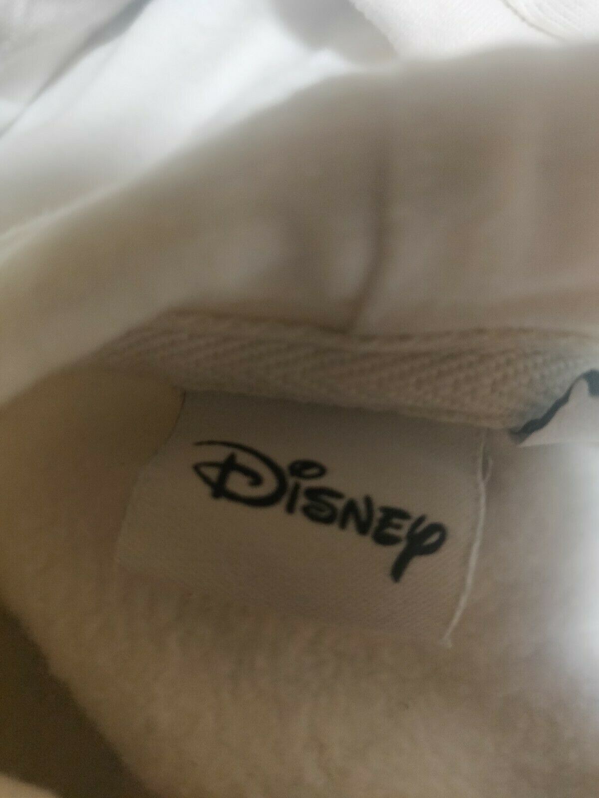Disney White Mickey Mouse Hoodie Pullover Women Size Medium