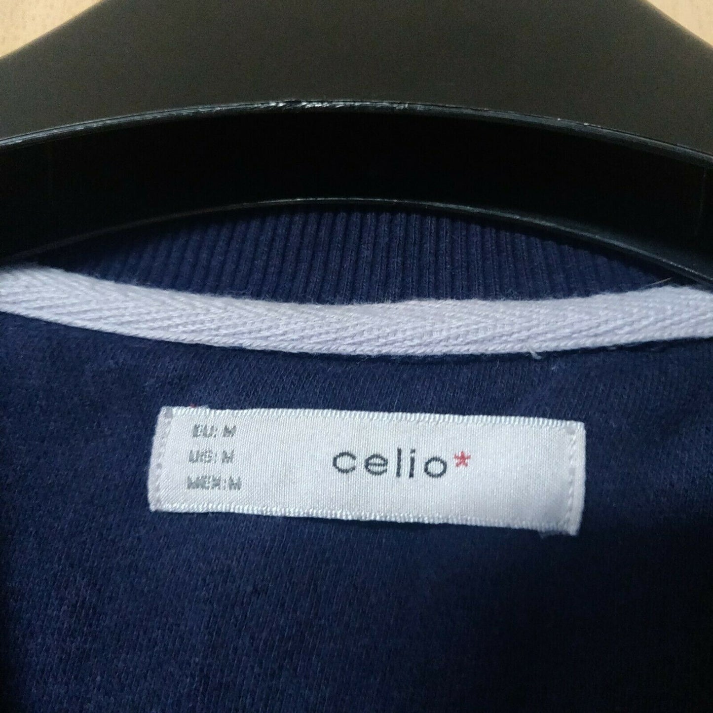 Celio French Ski Jumping Club Blue Sweatshirt Men Size Medium
