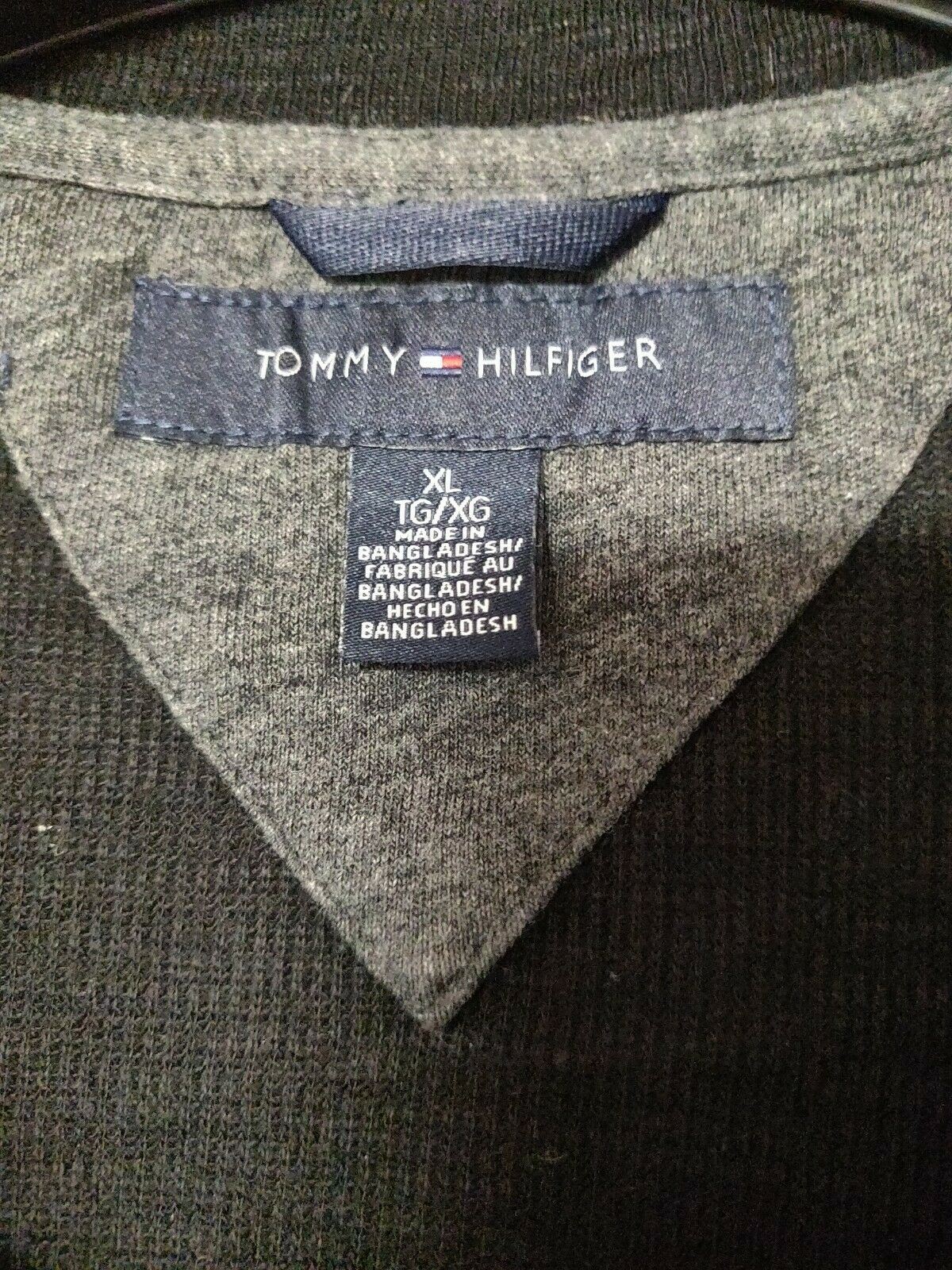 Tommy Hilfiger Black vintage Sweatshirt Men Size XL