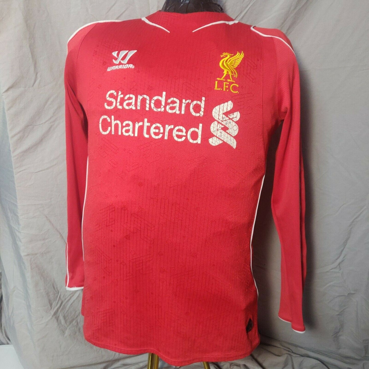 Liverpool FC 2014/15 Red Warrior Jersey Long Sleeve Men Size Medium