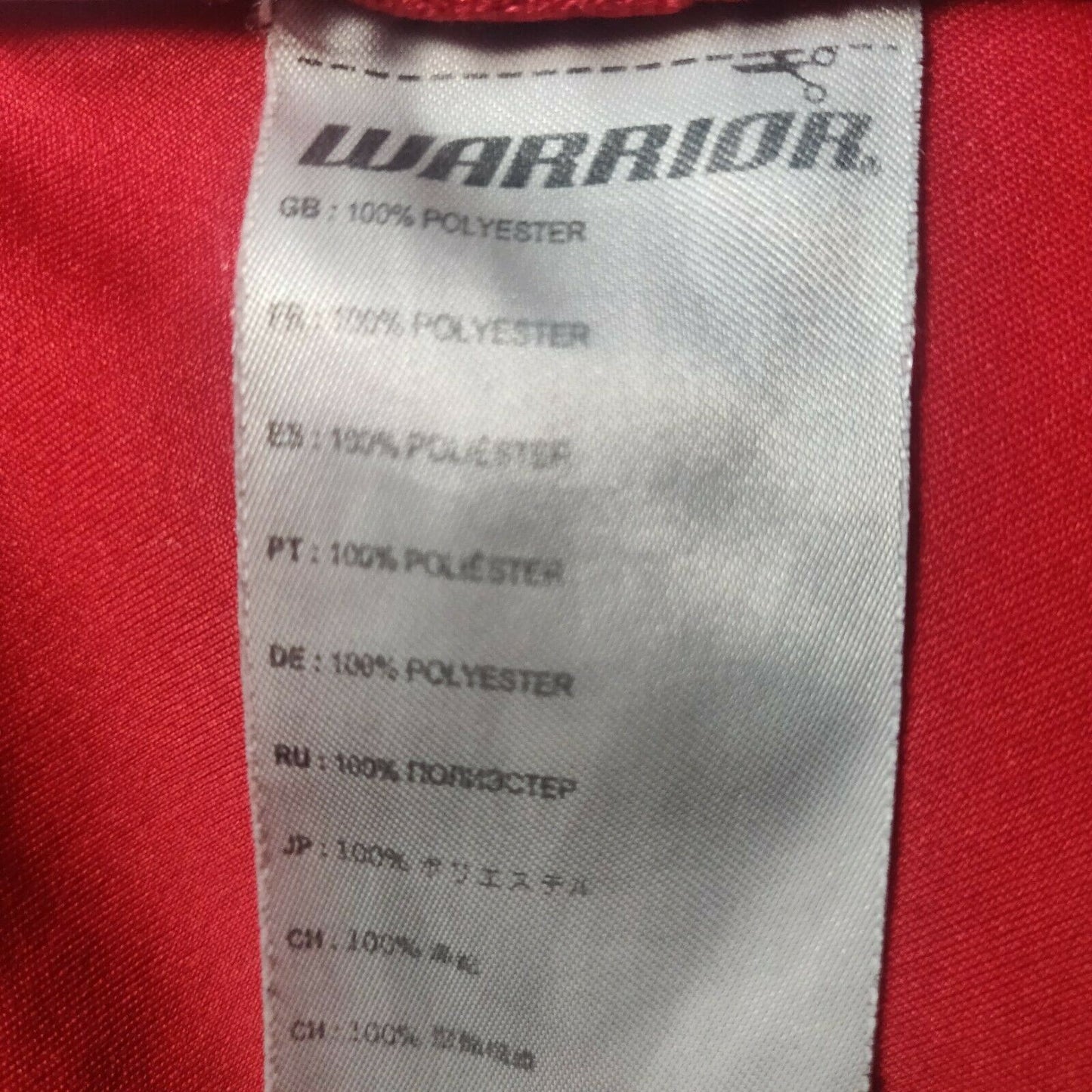Liverpool FC 2014/15 Red Warrior Jersey Long Sleeve Men Size Medium
