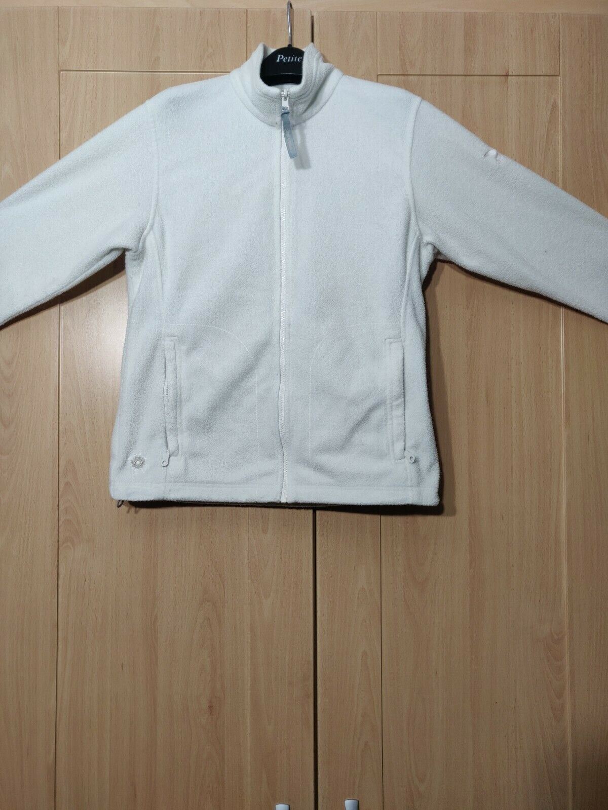 SALEWA Alpine Experience White Full Zip Fleece Jacket Women Size UK 12