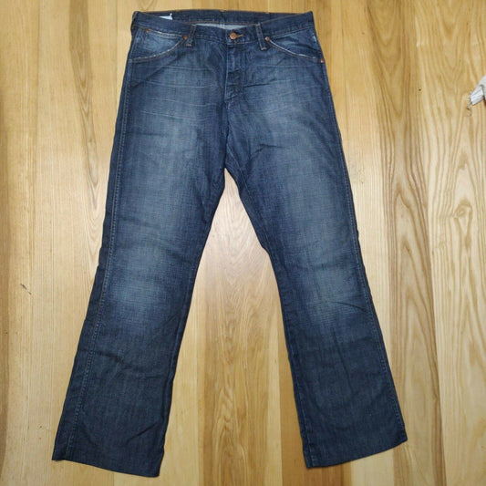 Wrangler Blue Broken Twill Denim vintage Jeans Men Size W32/L32