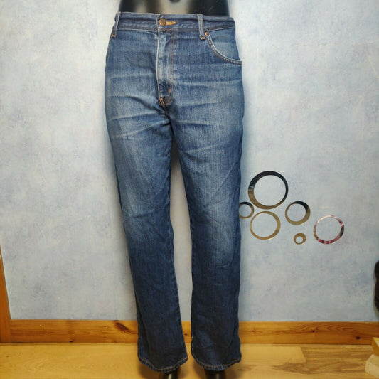 Wrangler Texas Blue Tapered Jeans Regular Fit Men Size 36W/30L