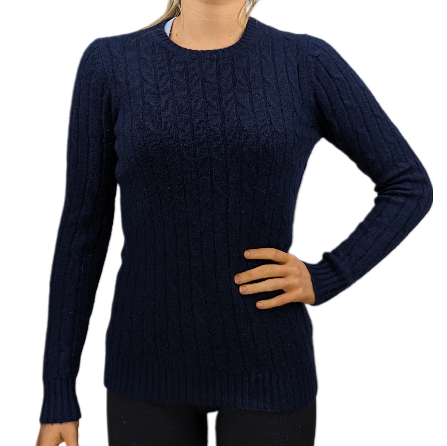 Vineyard Vines Blue 100% Cashmere Sweater Women Size Small