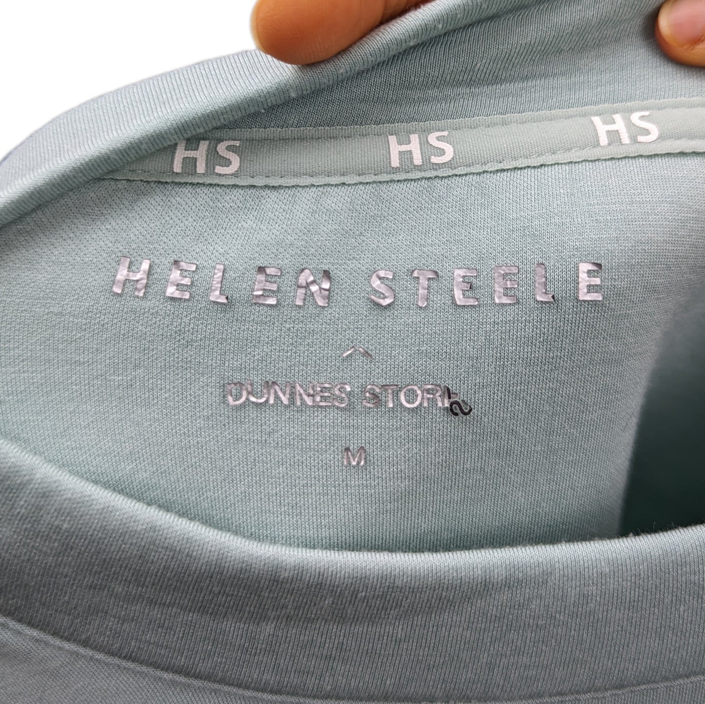 Helen Steele Blue Loose Fit Sweatshirt Women Size Medium