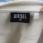Diesel White Sweatshirt Women Size Medium