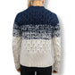 Superdry Scandinavian Blue and White Knit Sweater Women Size Small