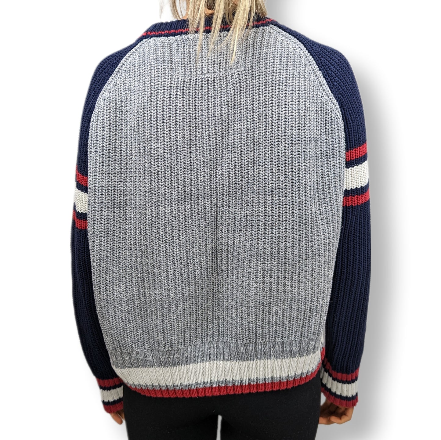 Superdry NYC Grey Knit Sweater Women UK 12