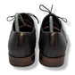 6th Sense Eton Coffee Brown Fine Leather Toe Cap Derby Reptile Effect Shoes UK 10
