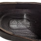 6th Sense Eton Coffee Brown Fine Leather Toe Cap Derby Reptile Effect Shoes UK 10