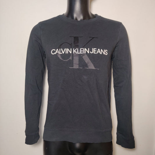 Calvin Klein Jeans Navy Sweatshirt Long Sleeve Men Size Small