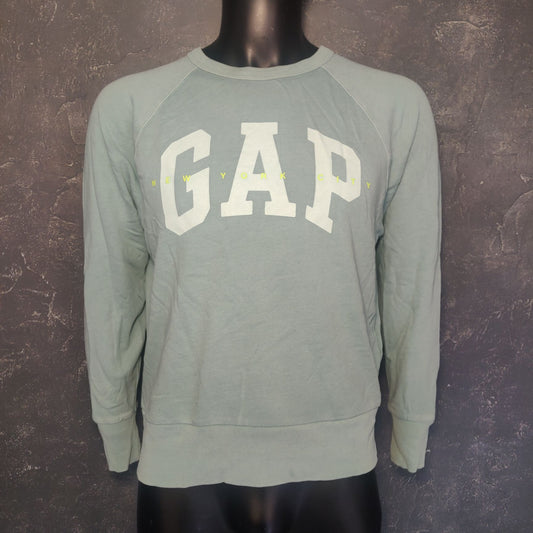 Gap Light Green Sweatshirt Pullover Long Sleeve Men Size Small