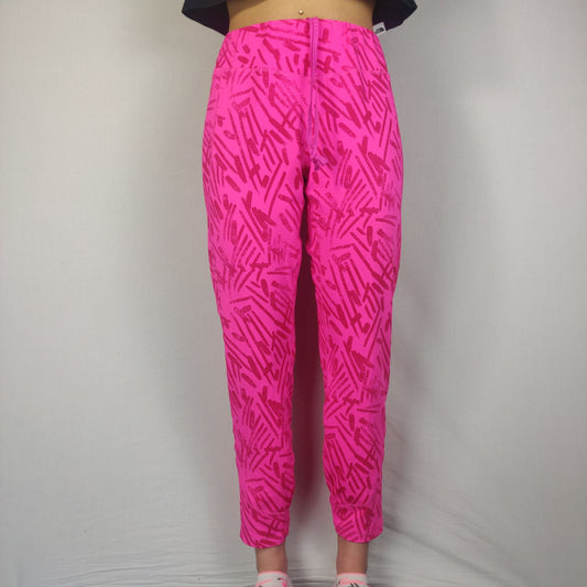 Asics Motion Dry Pink Training Trousers Sports Pants Women Size XL