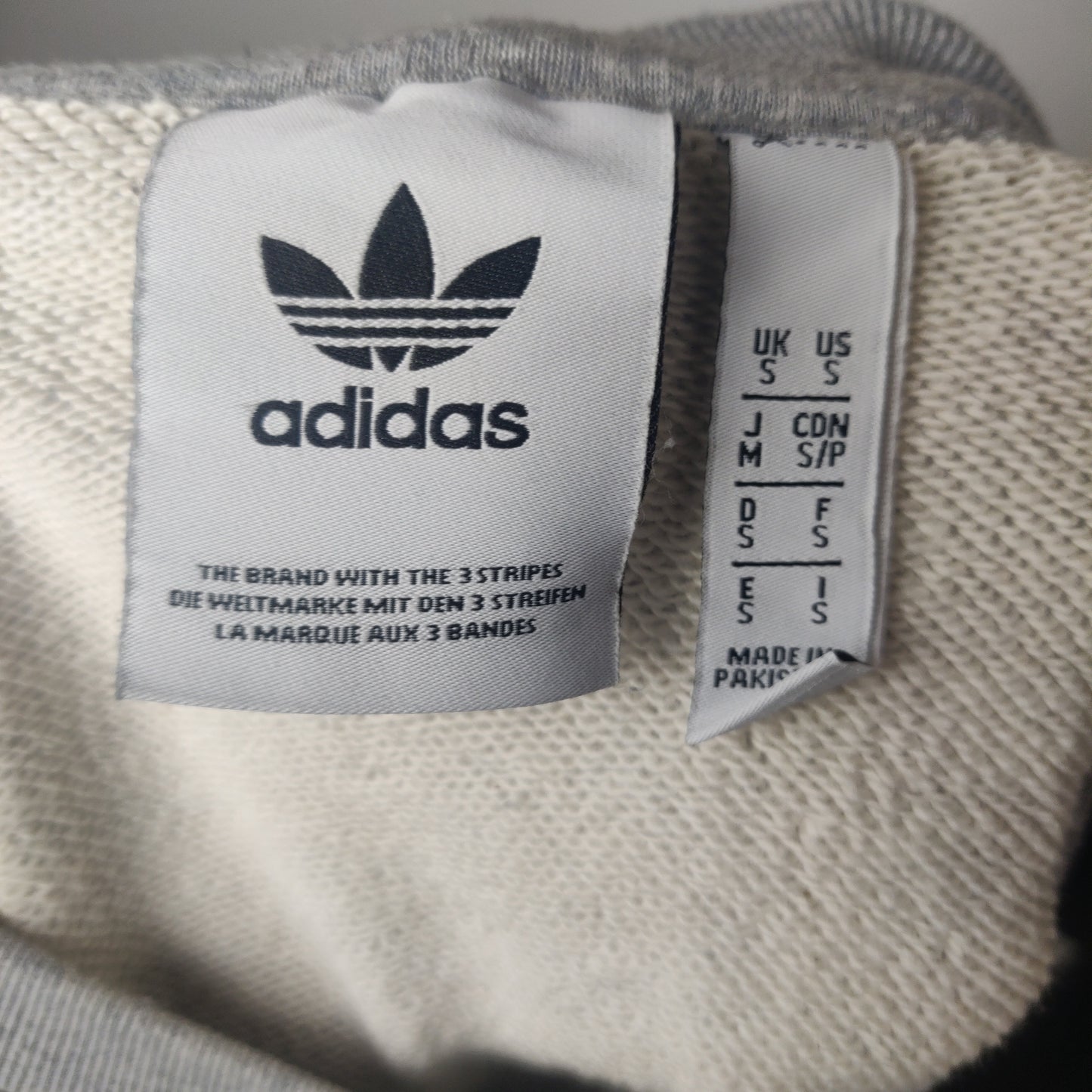 Adidas Grey Sweatshirt Men Size Small