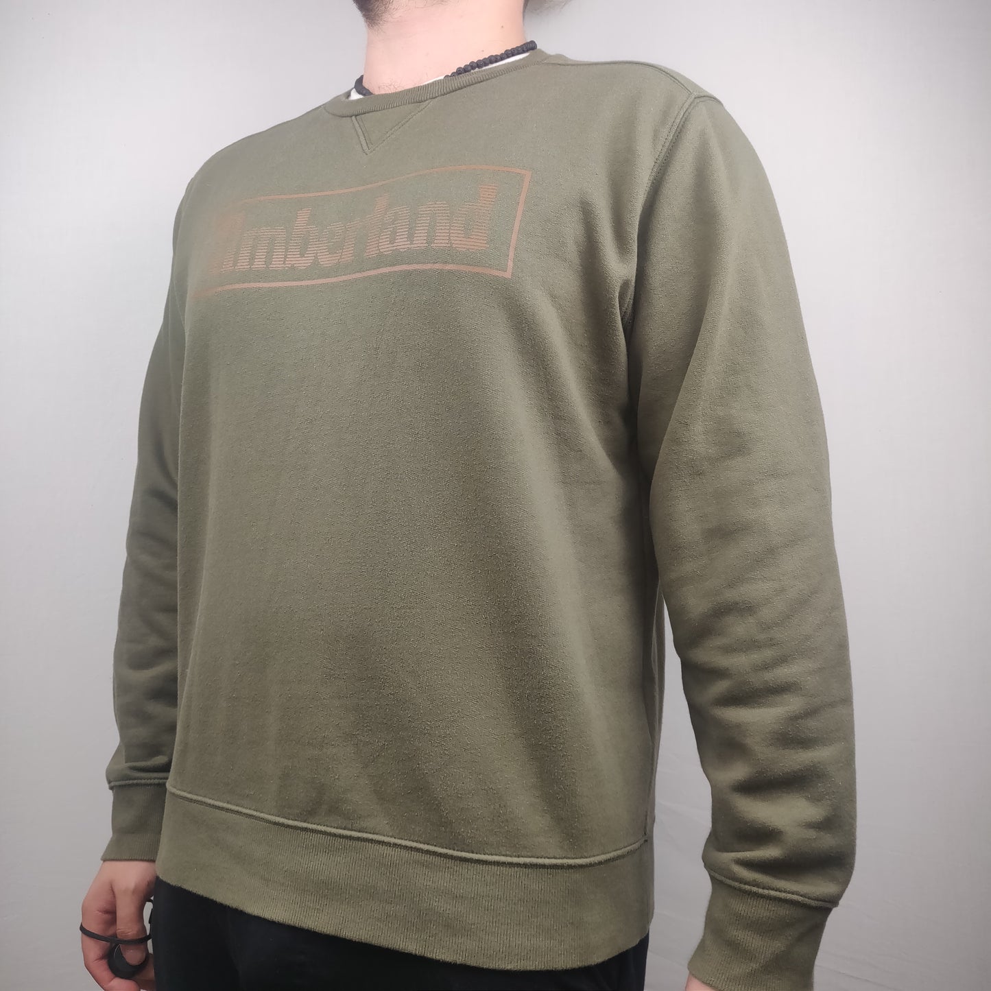 Timberland Green Sweatshirt Men Size Large