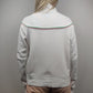 Nike Sportswear Vintage White Full Zip Sweatshirt Women Size XL