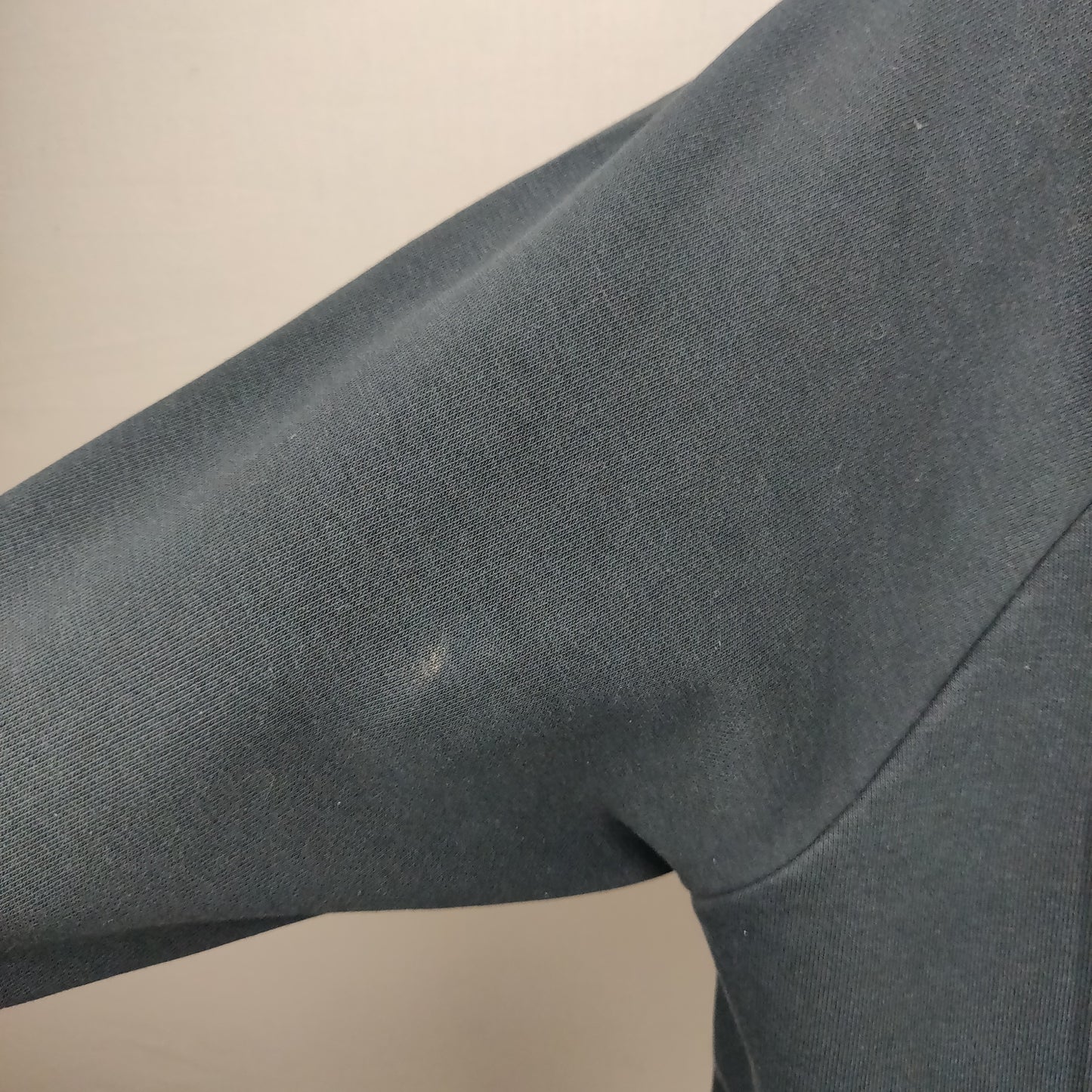 Nike Dri Fit Black Long Sleeve Cropped Sweatshirt Top Women Size Large