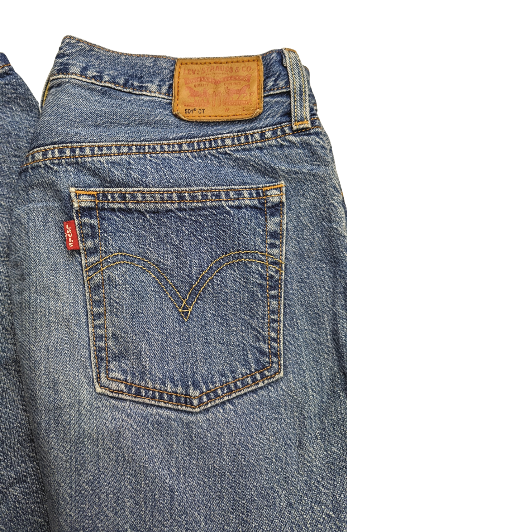 Levi's 501 Blue Straight Fit Jeans Men Size W32/L30
