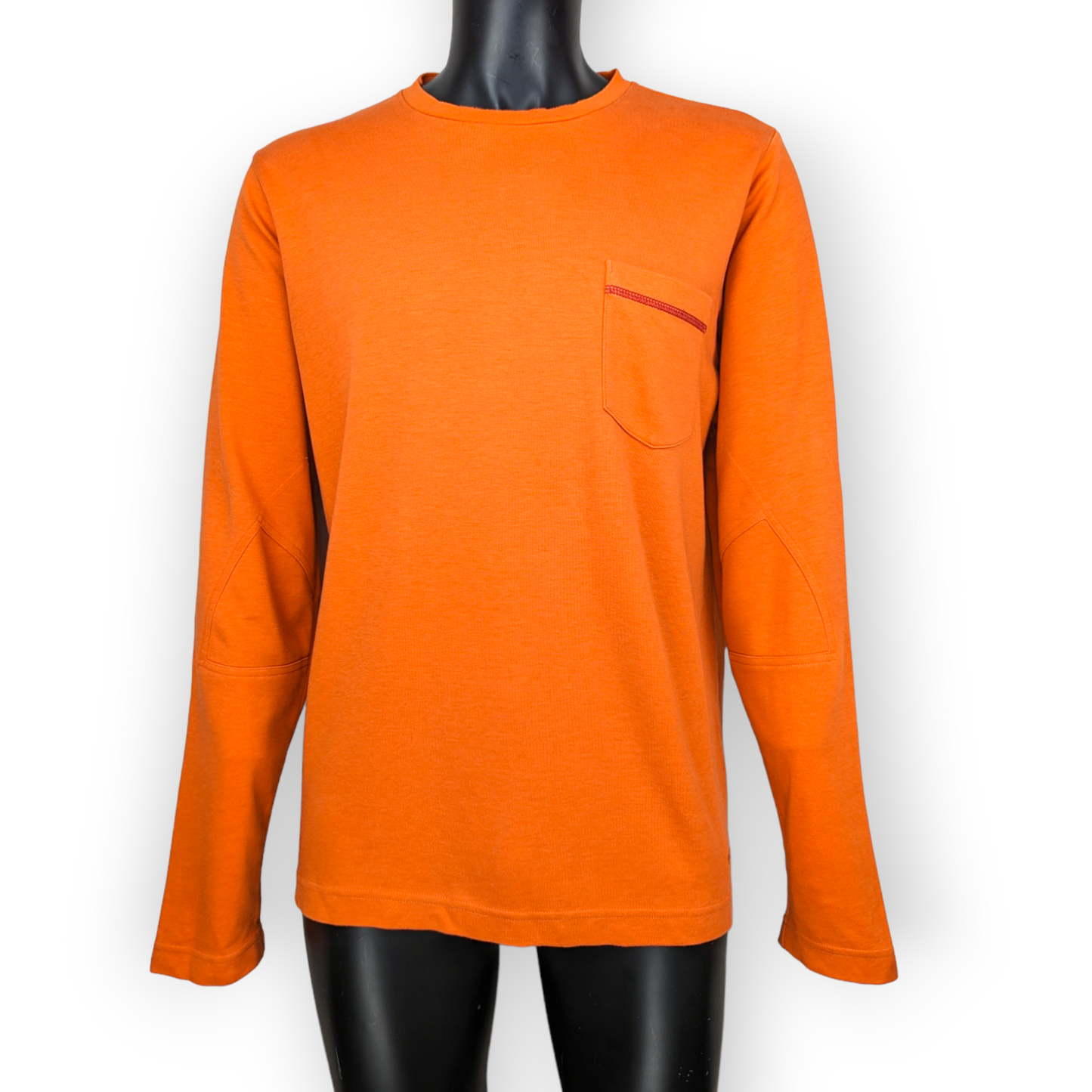Patagonia Orange Long Sleeve T-Shirt Men Size Medium