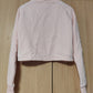 Ellesse Pink Cropped Sweatshirt Jumper Long Sleeve Women Size UK 14 Large